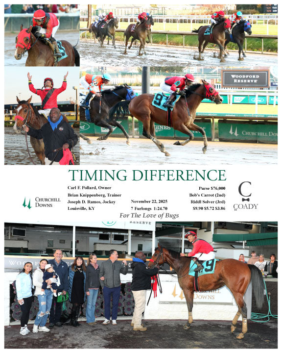 TIMING DIFFERENCE - 112225 - Race 09 - CD