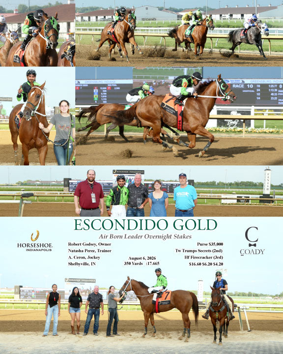 ESCONDIDO GOLD - Air Born Leader Overnight Stakes - 08-06-26 - R10 - IND