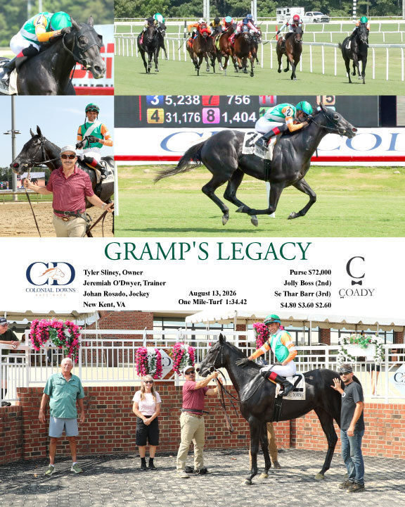 GRAMP'S LEGACY - 08-13-26 - R10 - CNL