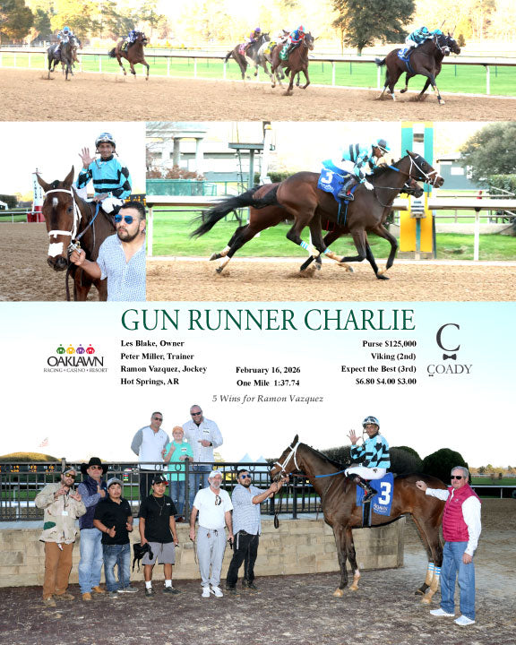GUN RUNNER CHARLIE - 02-16-26 - R10 - OP - Coady Media - Kurtis Coady Photography