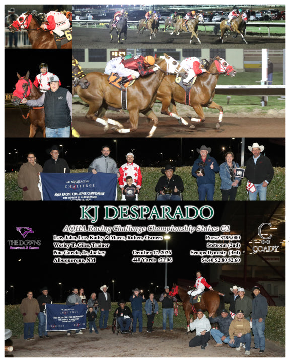 KJ DESPARADO - AQHA Racing Challenge Championship Stakes G1 - 10-17-26 - R10 - ALB