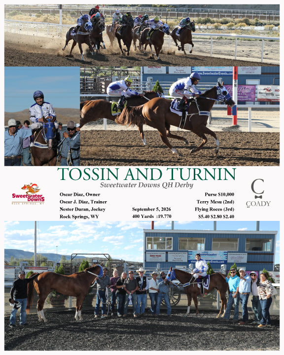 TOSSIN AND TURNIN - Sweetwater Downs QH Derby - 09-05-26 - R10 - SWF