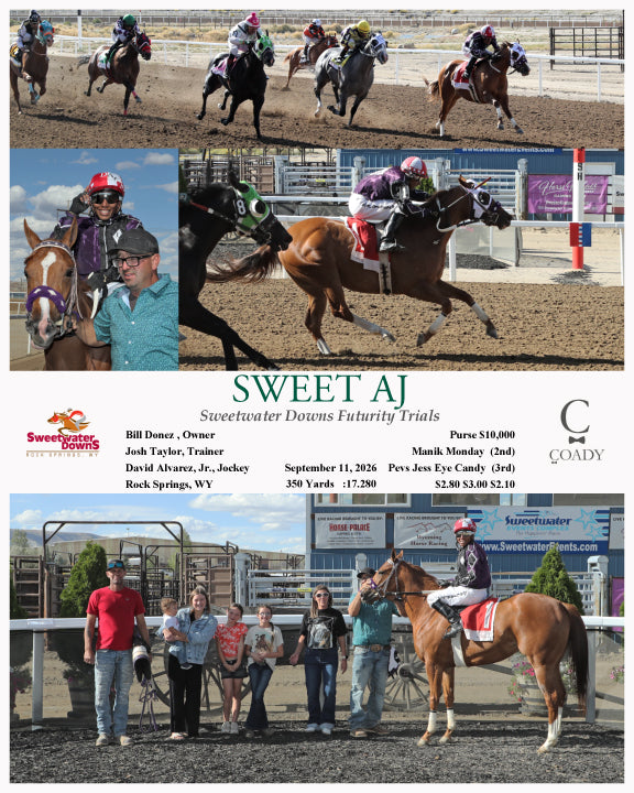 SWEET AJ - Sweetwater Downs Futurity Trials - 09-11-26 - R10 - SWF