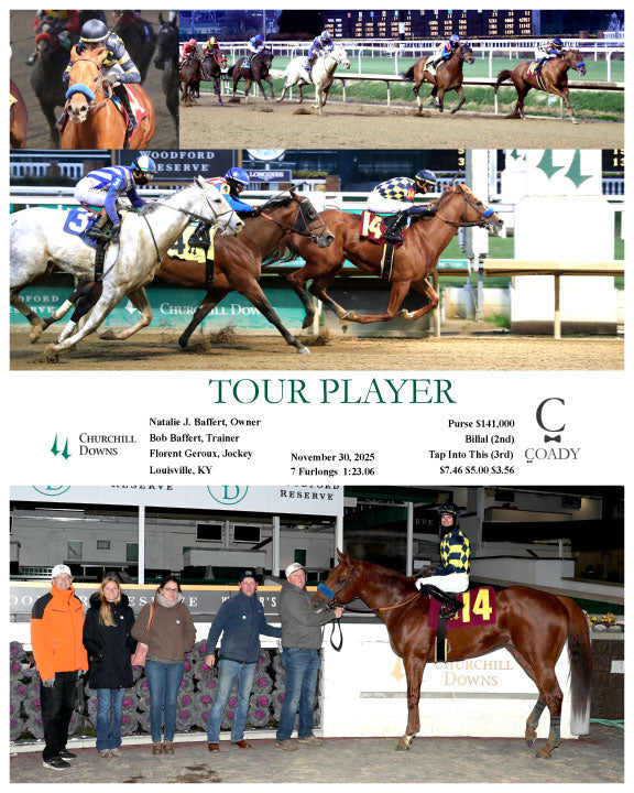 TOUR PLAYER - 11-30-25 - R10 - CD