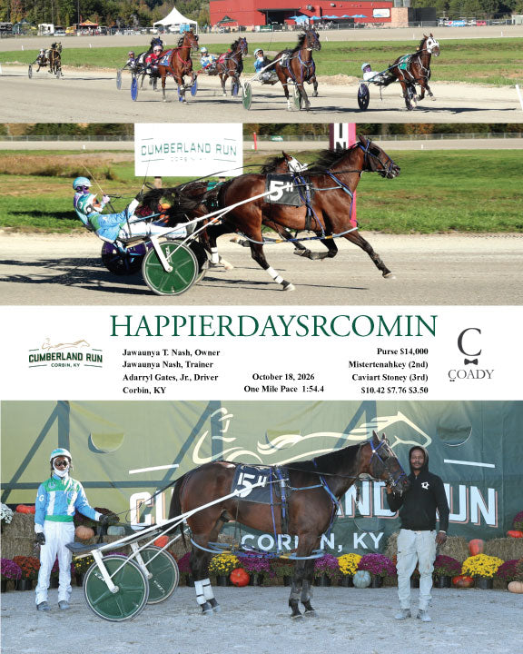 HAPPIERDAYSRCOMIN - 101826 - Race 11 - CLR
