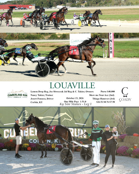 LOUAVILLE - 101926 - Race 11 - CLR Ky Sire Stakes - Leg 1