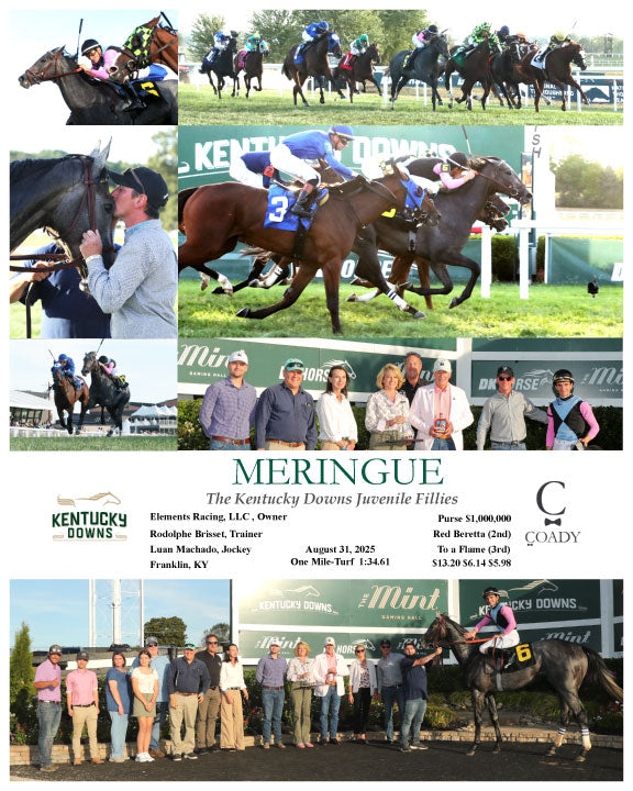 MERINGUE - The Kentucky Downs Juvenile Fillies - 08-31-25 - R11 - KD - Coady Media - Kurtis Coady Photography