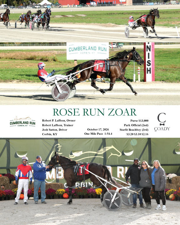 ROSE RUN ZOAR - 101726 - Race 11 - CLR
