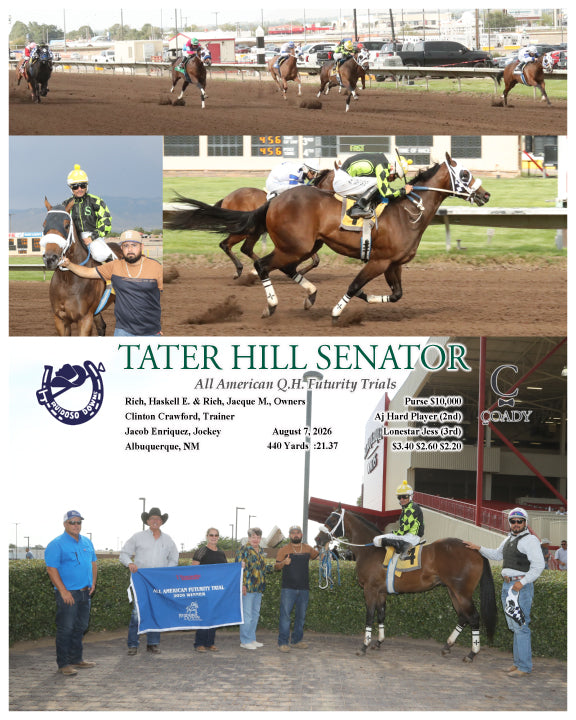 TATER HILL SENATOR - All American Q.H. Futurity Trials - 08-07-26 - R12 - RUI