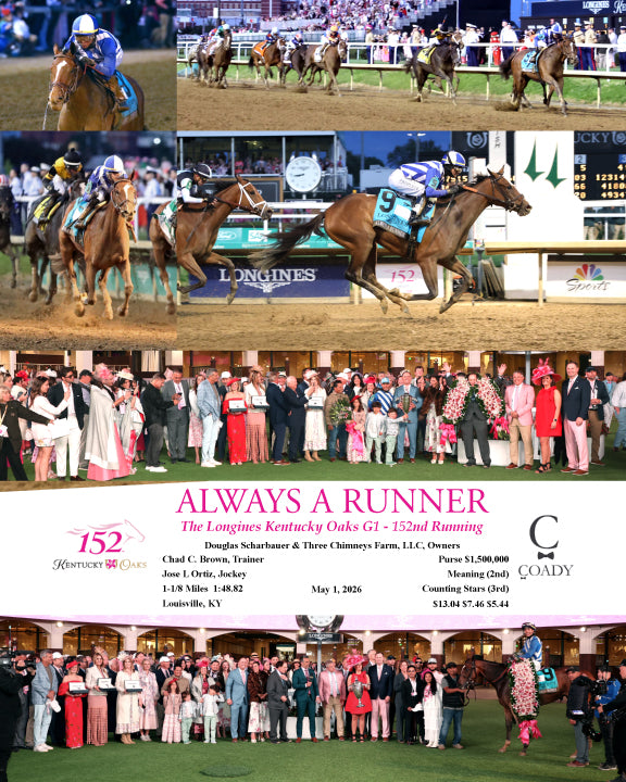 ALWAYS A RUNNER - The Longines Kentucky Oaks G1 - 152nd Running - 05-01-26 - R13 - CD - Coady Media - Kurtis Coady Photography