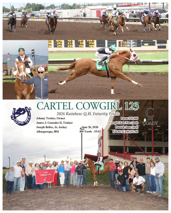 CARTEL COWGIRL 123 - 2026 Rainbow Q.H. Futurity Trials - 06-26-26 - R13 - RUI