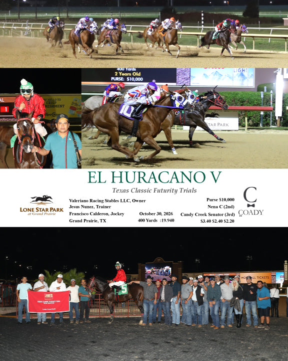 EL HURACANO V - Texas Classic Futurity Trials - 10-30-26 - R13 - LS - Coady Media - Kurtis Coady Photography