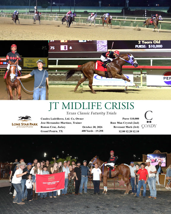 JT MIDLIFE CRISIS - Texas Classic Futurity Trials - 10-30-26 - R14 - LS - Coady Media - Kurtis Coady Photography