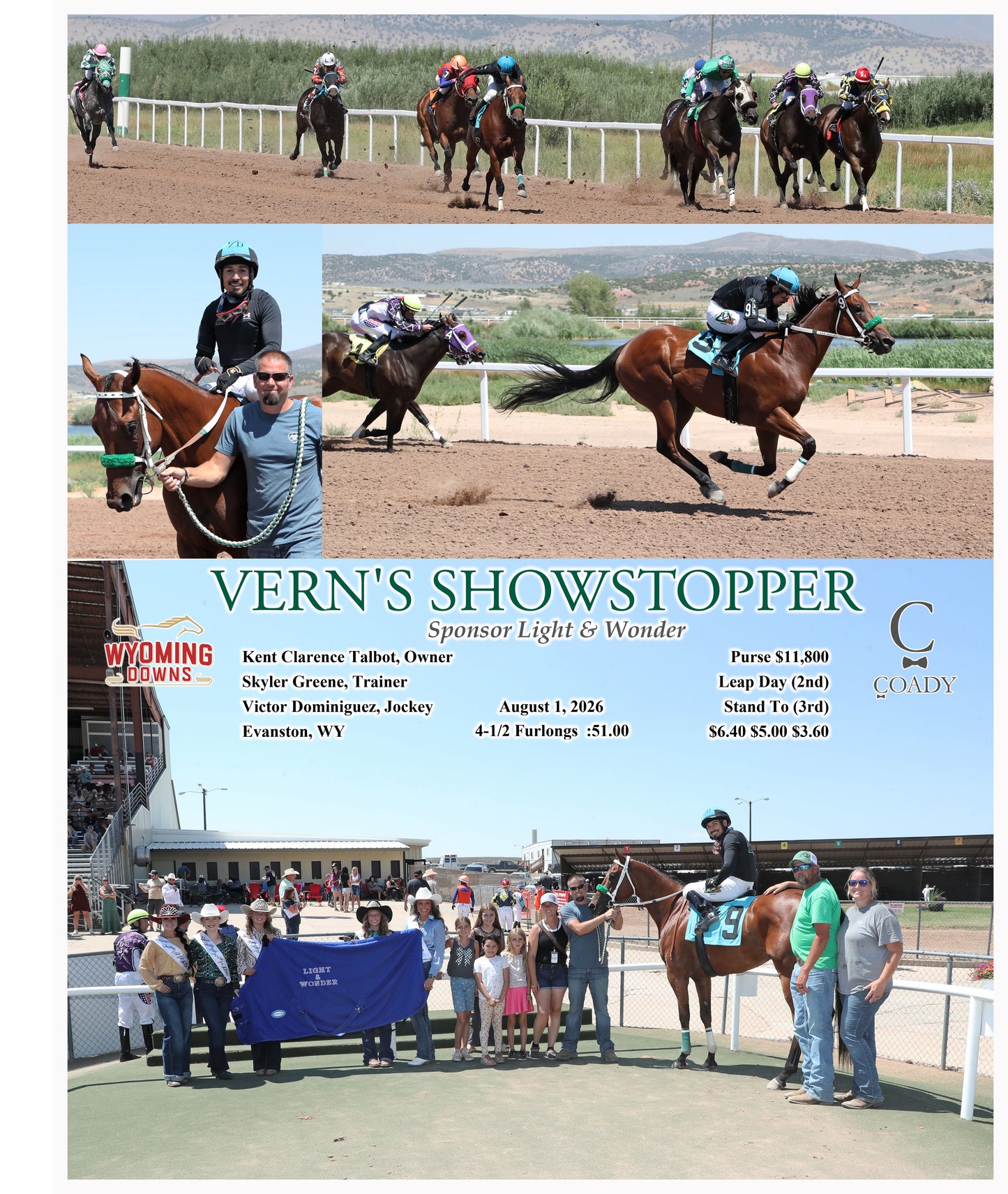 VERN'S SHOWSTOPPER - Sponsor Light & Wonder - 08-01-26 - R04 - WYO