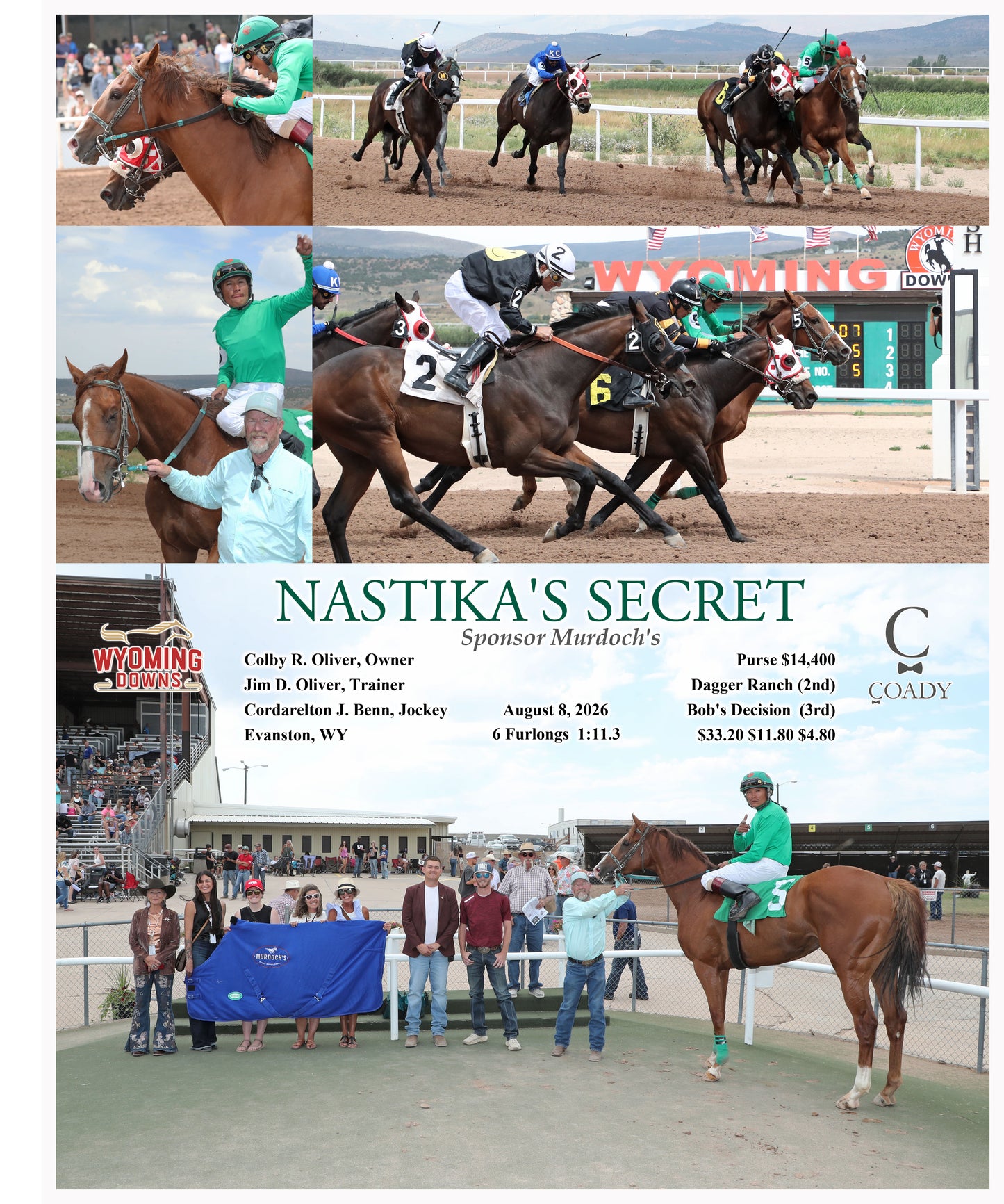 NASTIKA'S SECRET - Sponsor Murdoch's - 08-08-26 - R05 - WYO