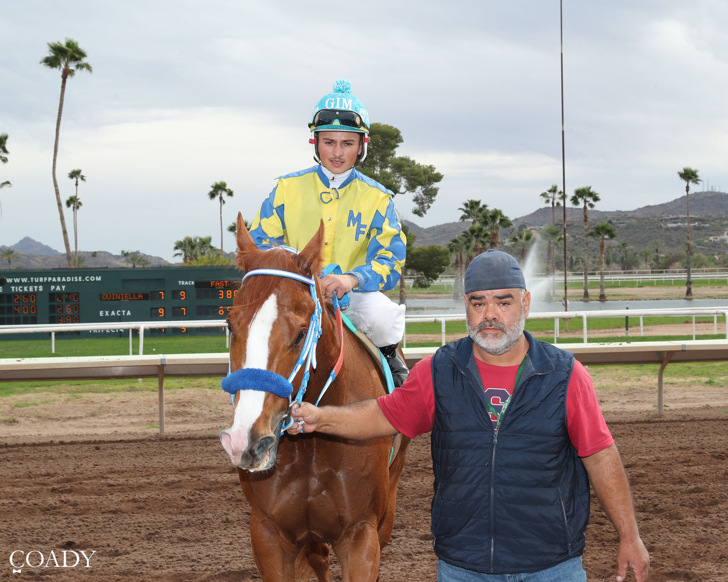SHINY NOVA - Allred Brothers Stakes - 02-16-26 - R02 - Turf Paradise - Return Shot - Coady Media - Kurtis Coady Photography