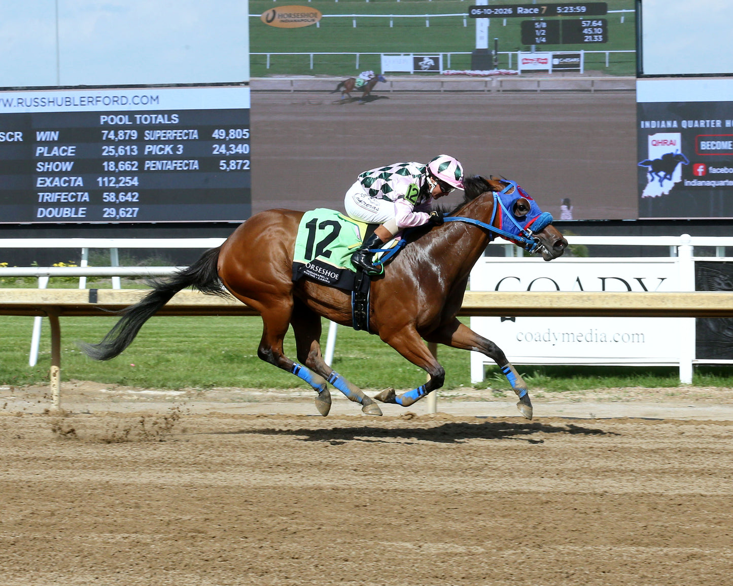 SPIRITED JUSTICE - Swifty Sired Fillies - 13th Running - 06-10-26 - R07 - Horseshoe Indiana - Finish 01 - Sammantha Pagels