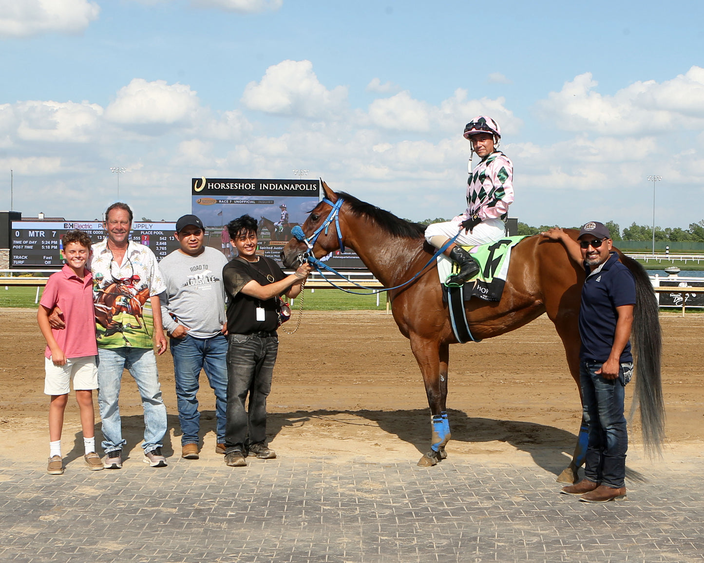 SPIRITED JUSTICE - Swifty Sired Fillies - 13th Running - 06-10-26 - R07 - Horseshoe Indiana - Winners Circle 01 - Sammantha Pagels