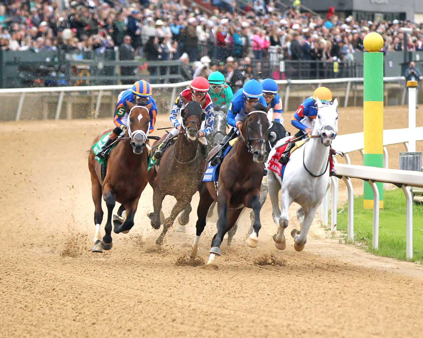 WHITE ABARRIO - Oaklawn Handicap G2 - 04-18-26 - R11 - Oaklawn Park - First Turn 01 - Coady Media - Kurtis Coady Photography