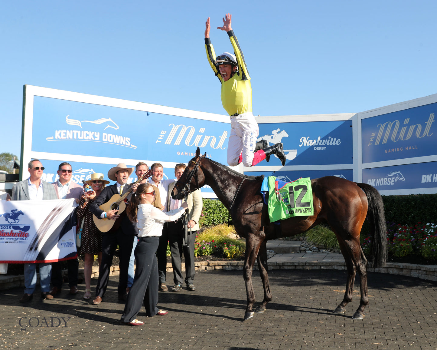 WIMBLEDON HAWKEYE - DK Horse Nashville Derby Invitational Stakes - 08-30-25 - Flying Dismount 01 - Coady Media - Kurtis Coady Photography