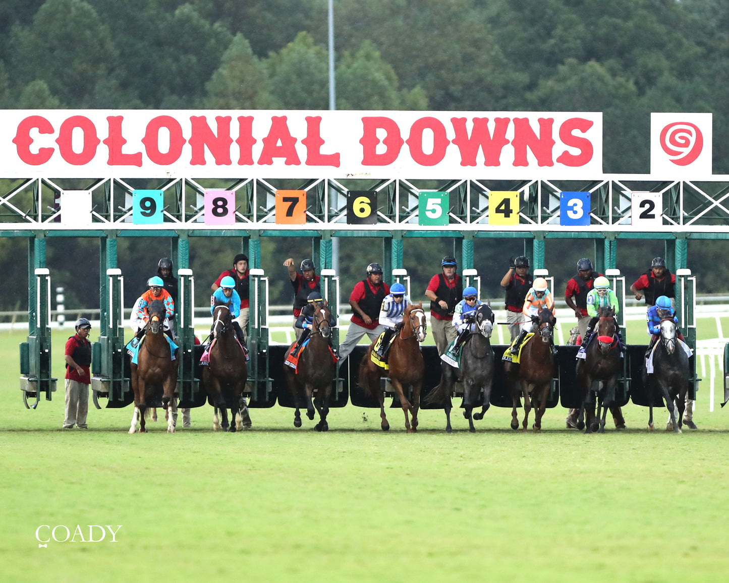 WORLD BEATER - The Old Dominion Derby G3 - 09-06-25 - R10 - CNL - Start 01 - Coady Media - Kurtis Coady Photography