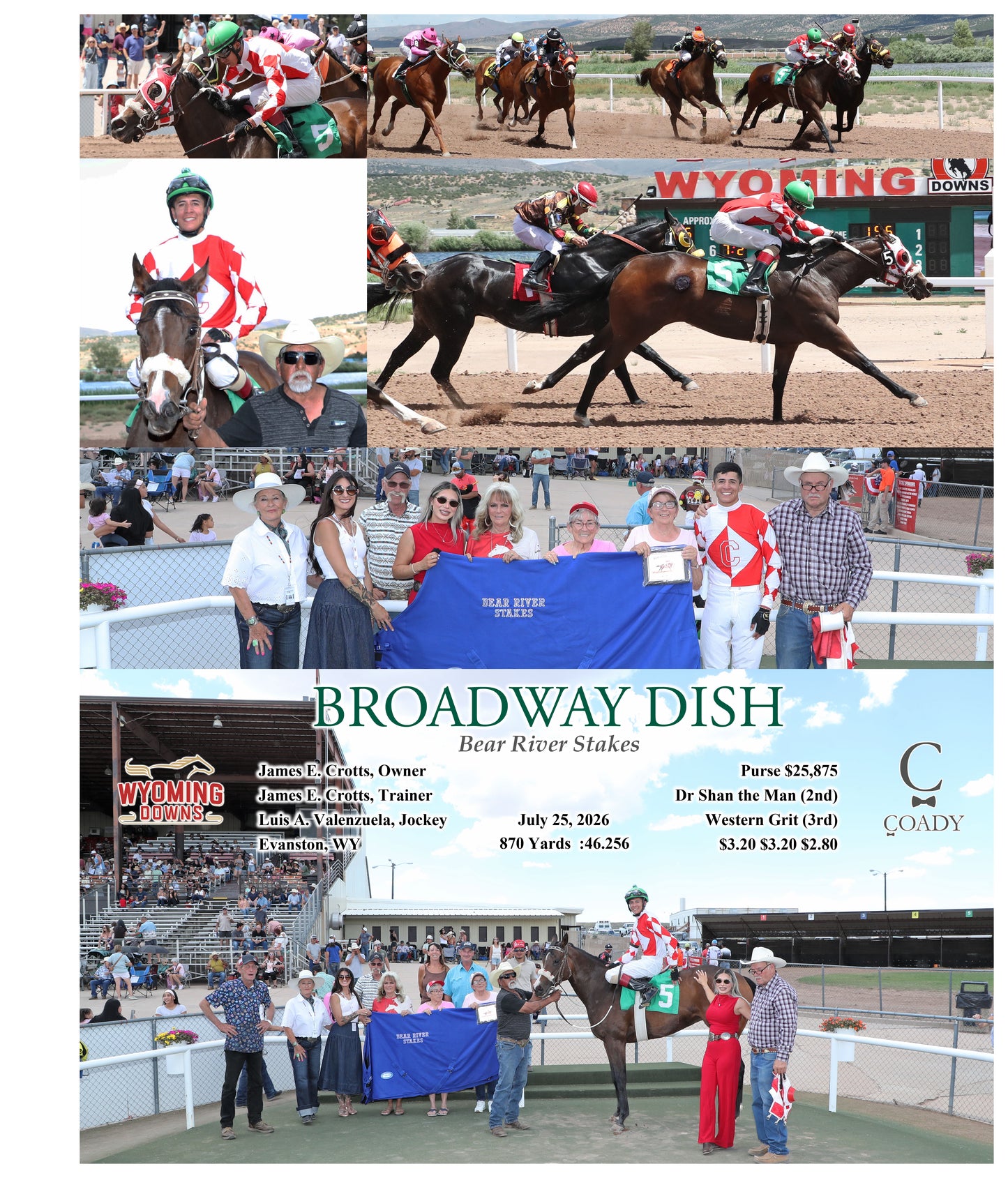 BROADWAY DISH - Bear River Stakes - 07-25-26 - R03 - WYO