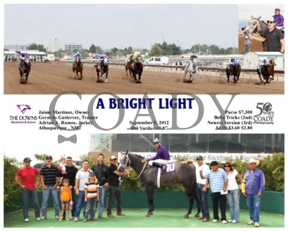 A Bright Light - 090812 Race 01 Downs At Albuquerque