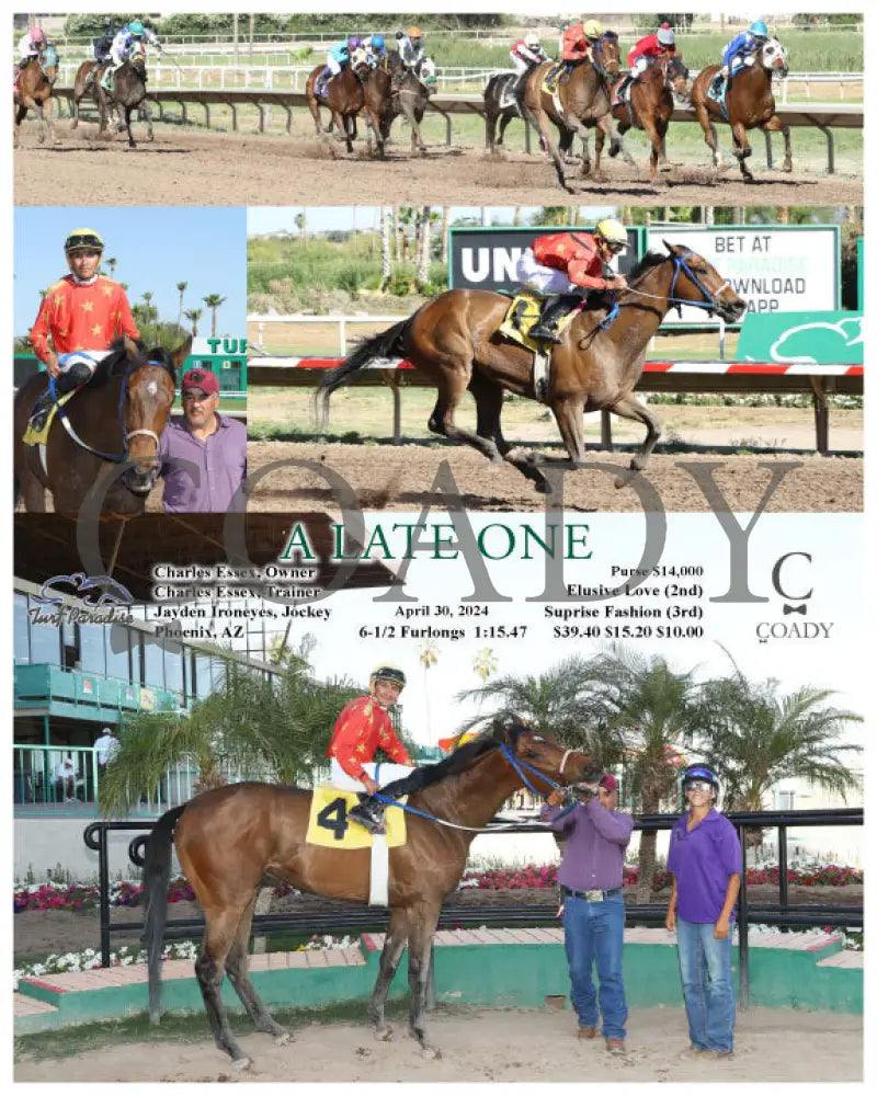 A Late One - 04-30-24 R07 Tup Turf Paradise