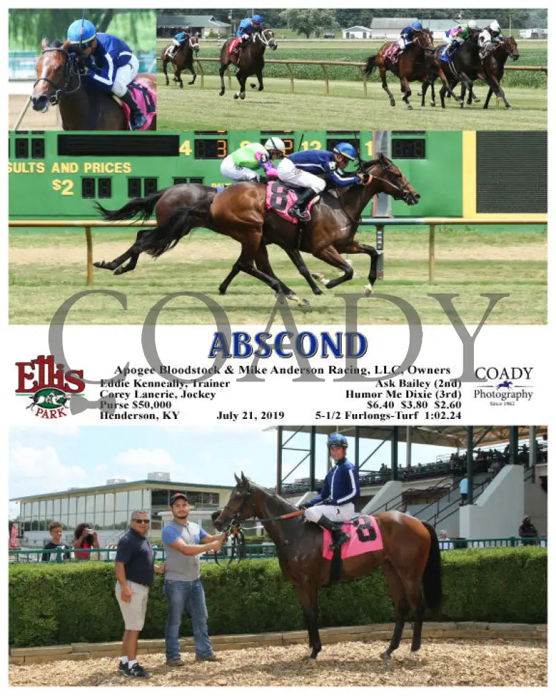 Abscond - 07-21-19 R04 Elp Ellis Park