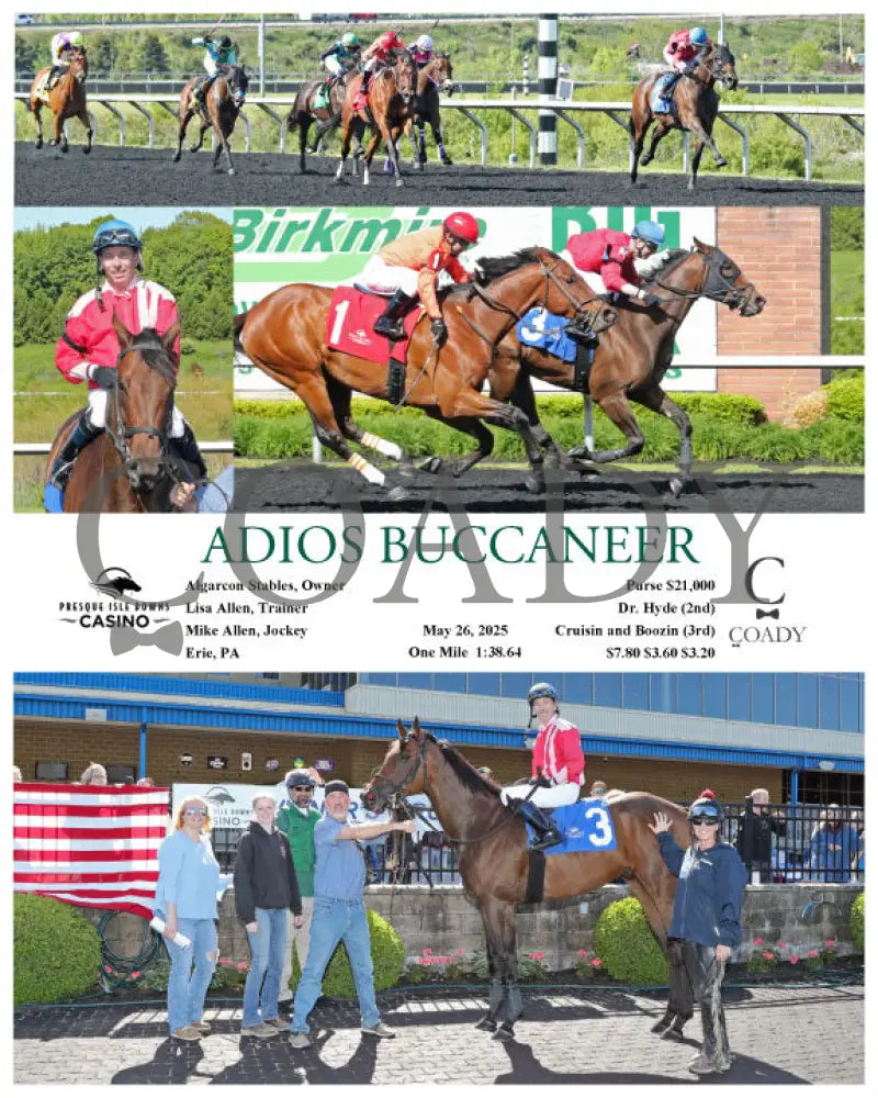 ADIOS BUCCANEER - 05-26-25 - R04 - PID Presque Isle Downs