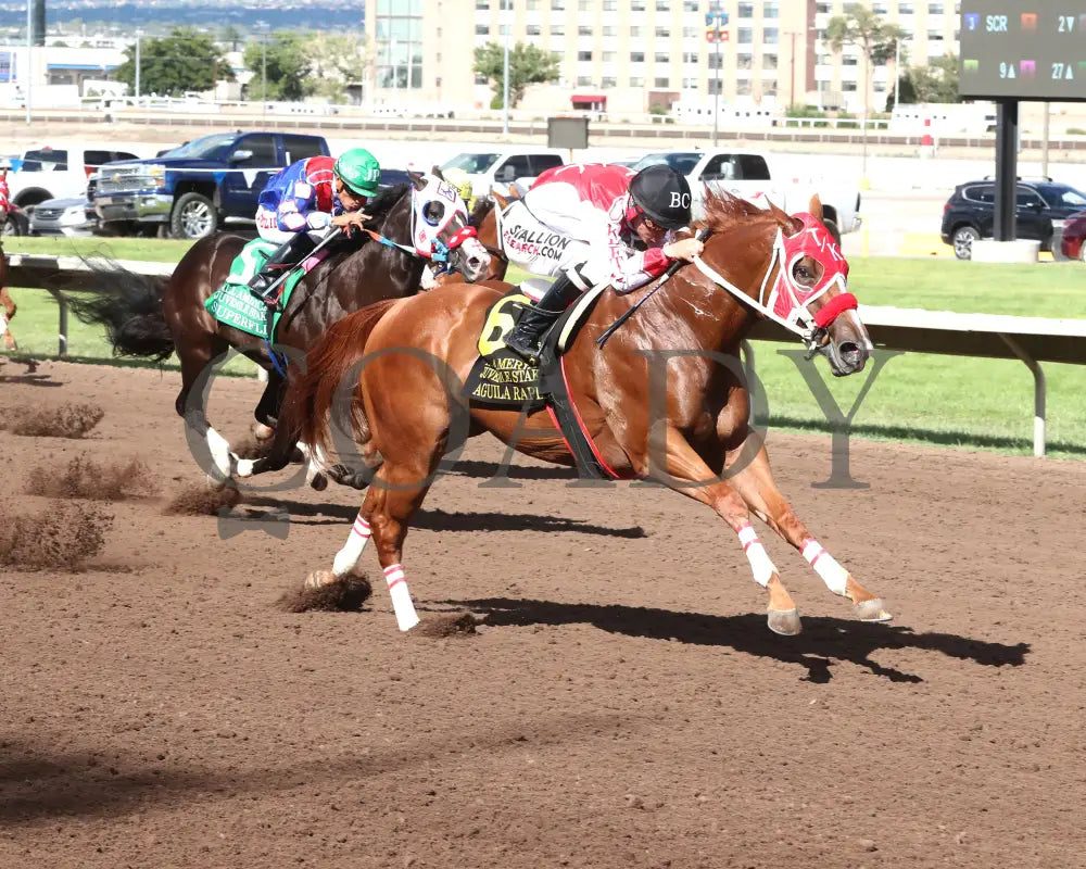 Agulia Rapida - All American Quarter Horse Juvenile 09-02-24 R07 The Downs At Albuquerque Finish 02