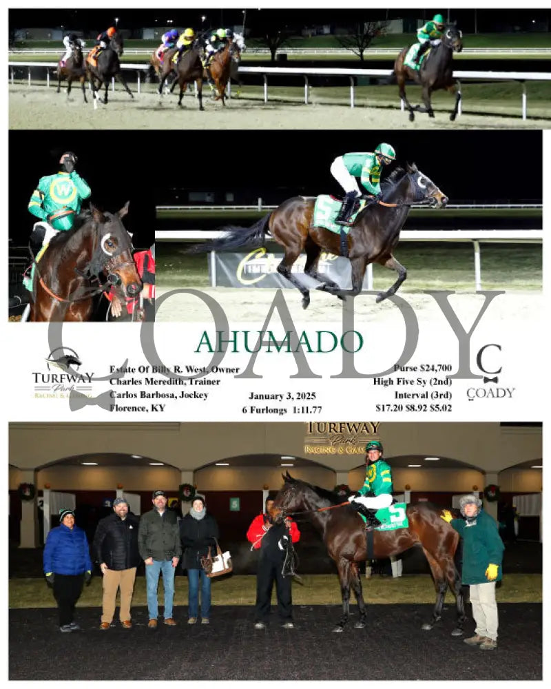 Ahumado - 01-03-25 R03 Tp Turfway Park