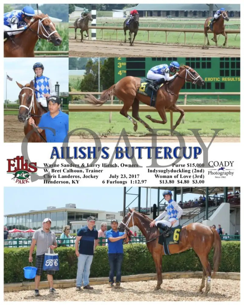 Ailish’s Buttercup - 072317 Race 01 Elp Ellis Park