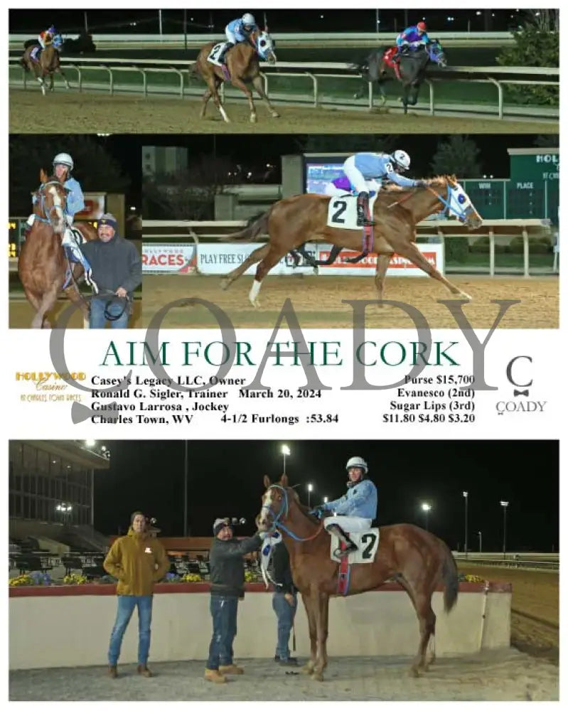 Aim For The Cork - 03 - 20 - 24 R08 Ct Hollywood Casino At Charles Town Races
