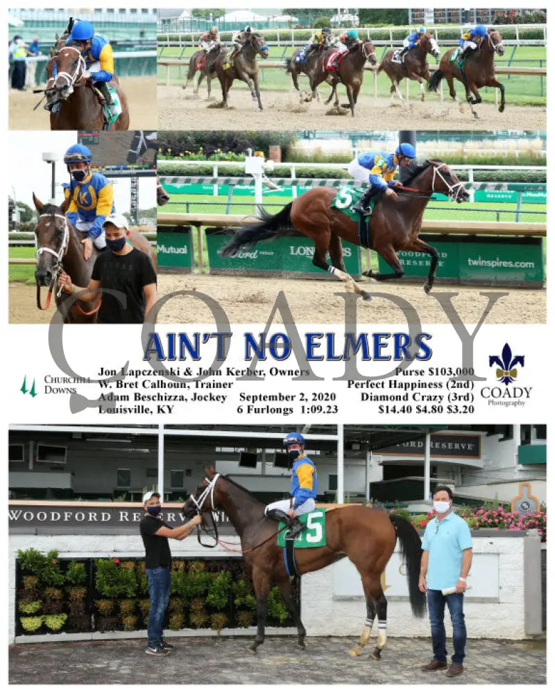 Ain’t No Elmers - 09-02-20 R07 Cd Churchill Downs