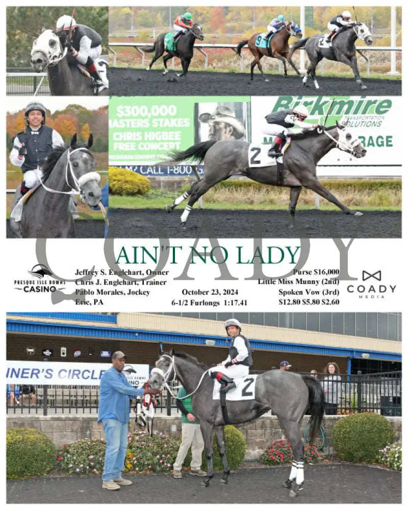 Ain’t No Lady - 10-23-24 R02 Pid Presque Isle Downs