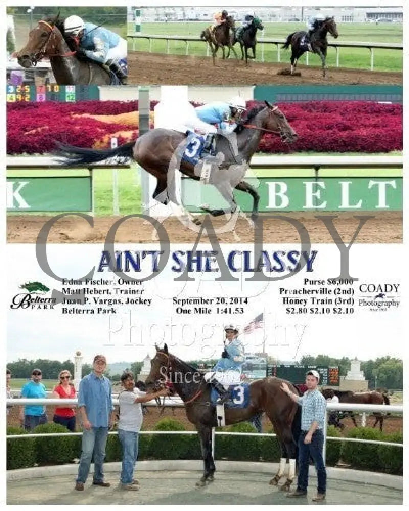 Ain’t She Classy - 092014 Race 01 Btp Belterra Park
