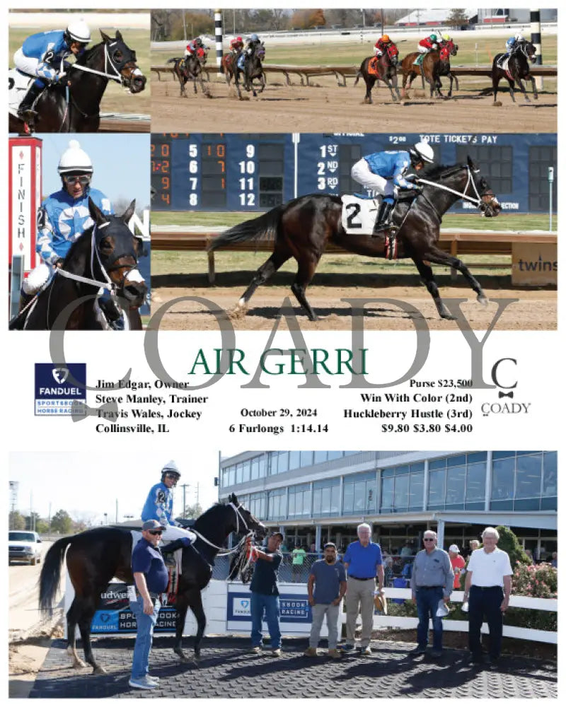 Air Gerri - 10-29-24 R01 Fan Fanduel Sportsbook Horse Racing