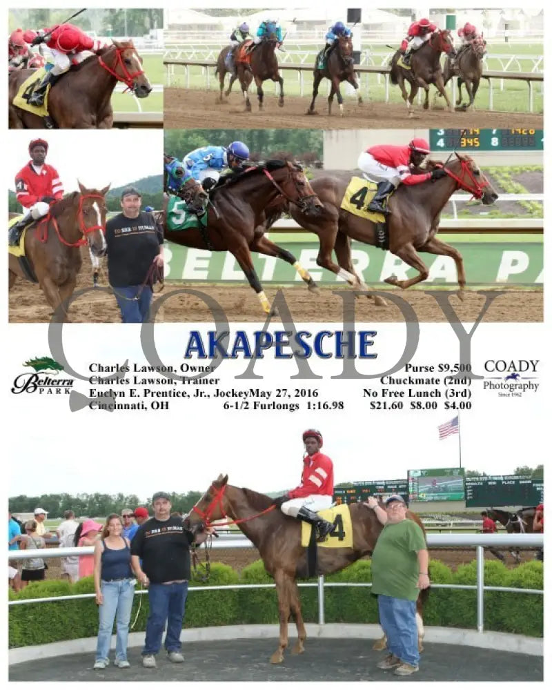 Akapesche - 052716 Race 04 Btp Belterra Park