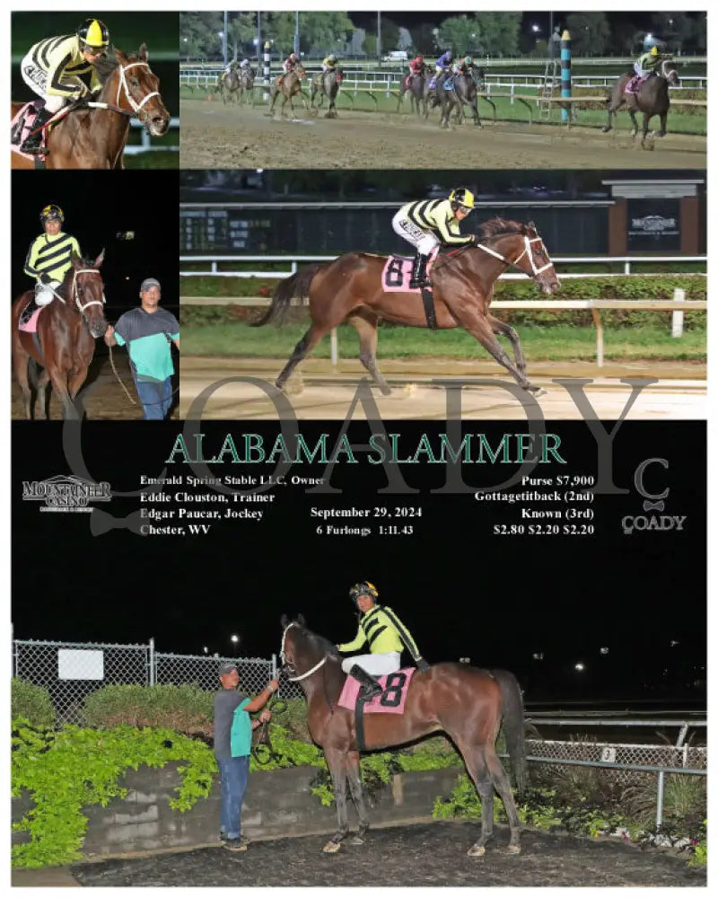 Alabama Slammer - 09-29-24 R08 Mnr Mountaineer Park