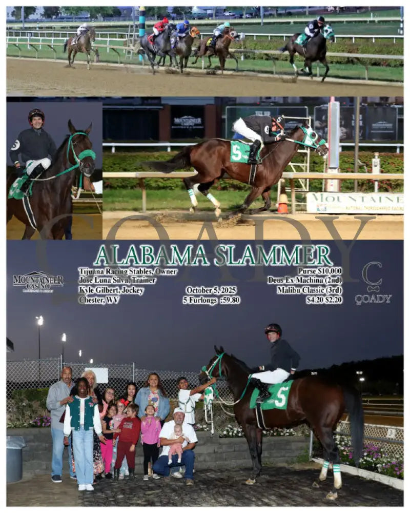 ALABAMA SLAMMER - 10-05-25 - R01 - MNR Mountaineer Park