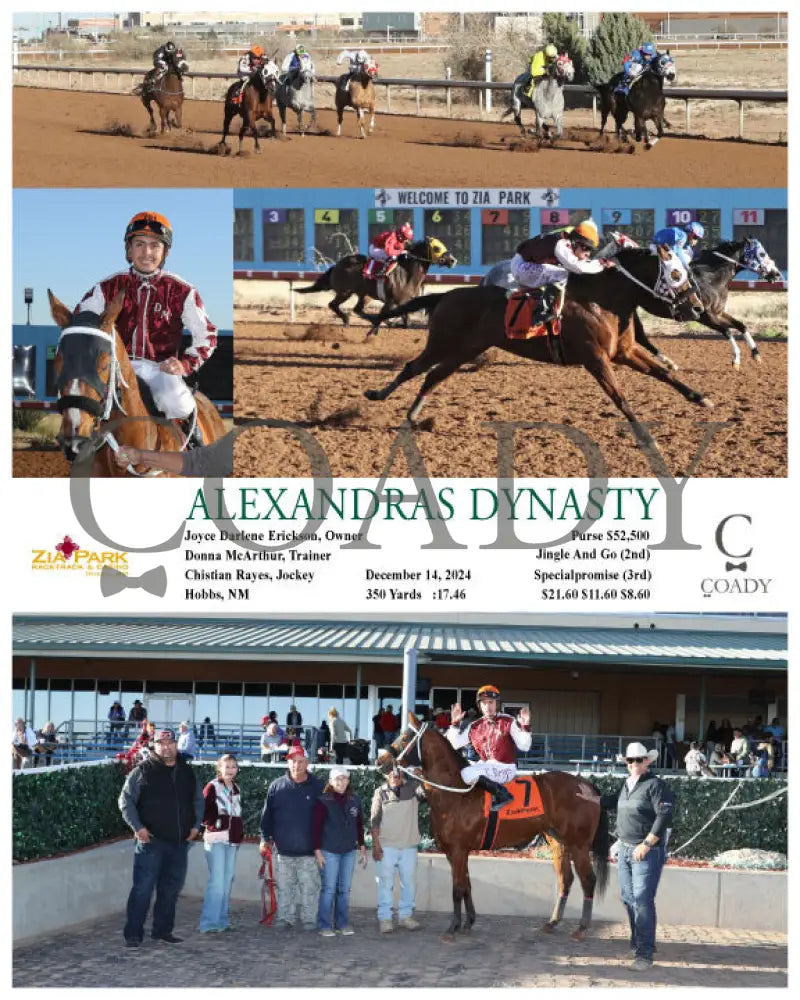 Alexandras Dynasty - 12-14-24 R10 Zia Zia Park