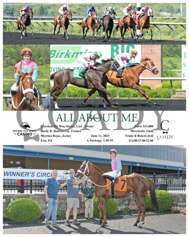 ALL ABOUT ME - 06-11-25 - R03 - PID Presque Isle Downs