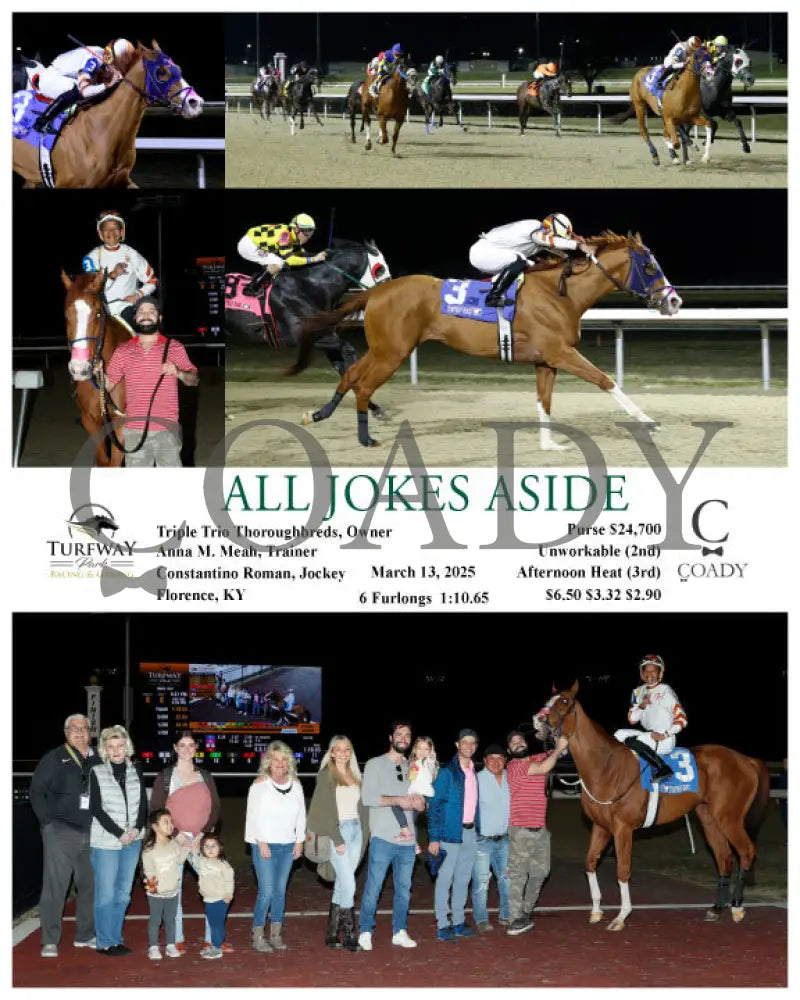 ALL JOKES ASIDE - 031325 - Race 08 - TP Turfway Park