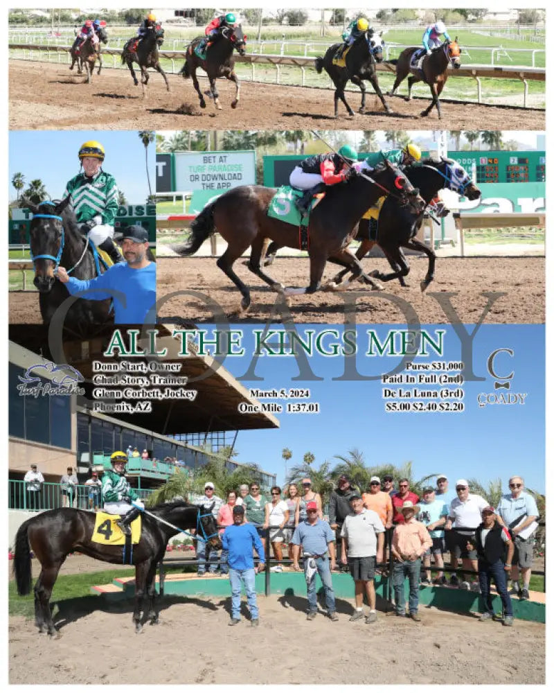 All The Kings Men - 03-05-24 R03 Tup Turf Paradise