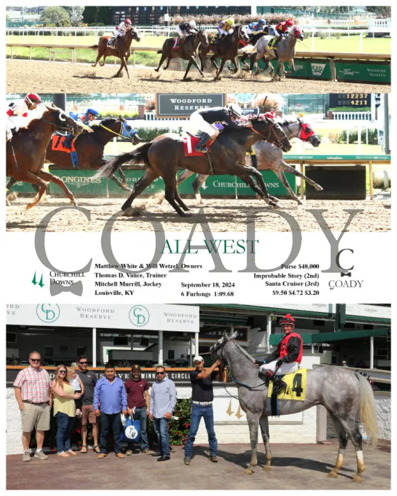 All West - 09-18-24 R01 Cd Churchill Downs