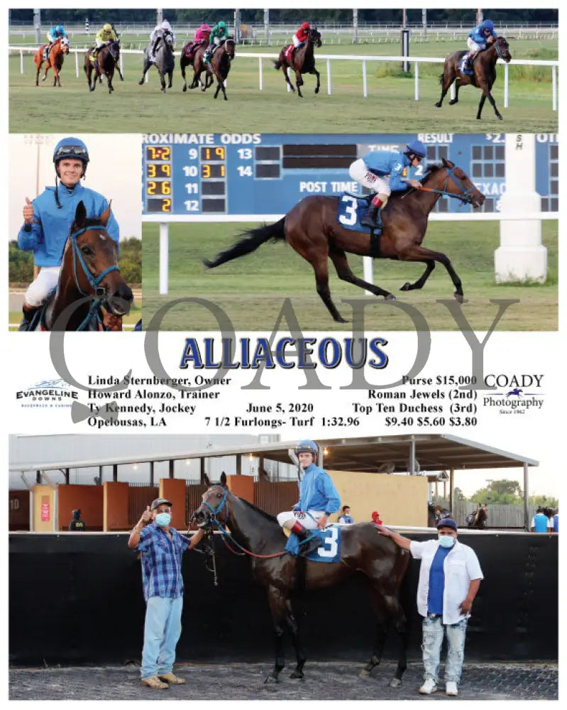 Alliaceous - 06-05-20 R05 Evd Evangeline Downs