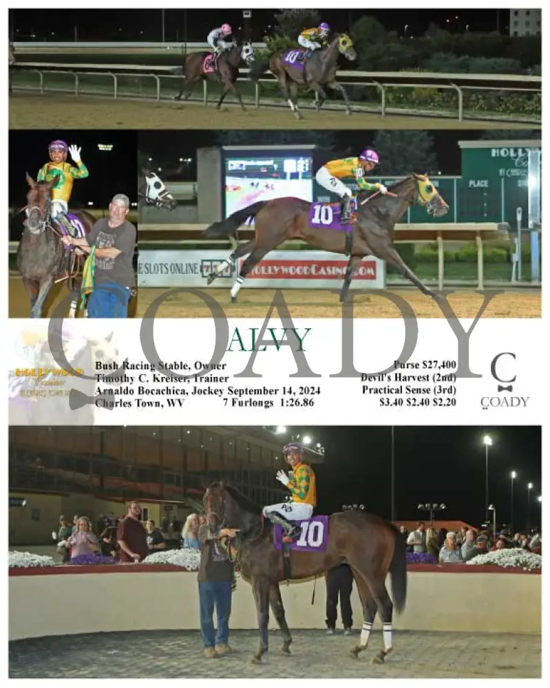 Alvy - 09-14-24 R08 Ct Hollywood Casino At Charles Town Races