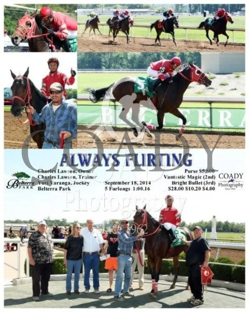 Always Flirting - 091814 Race 01 Btp Belterra Park