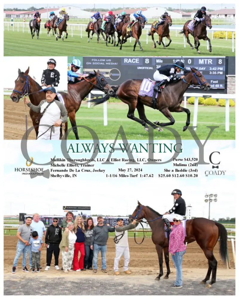 Always Wanting - 05-27-24 R08 Ind Indiana Grand